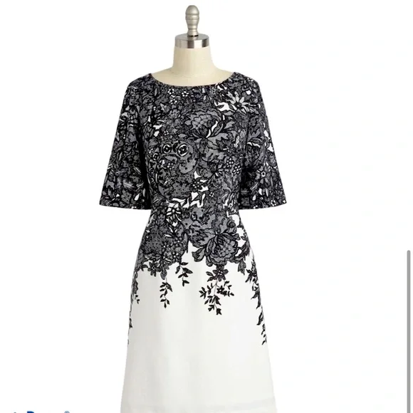 Adrianna Papell | Dresses | Adrianna Papell Black Lace Overlay Dress |  Poshmark